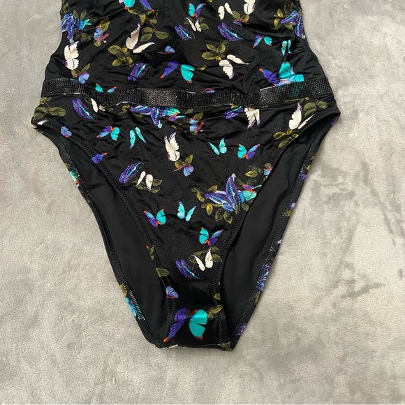 New! Victoria’s Secret rhinestone bling butterfly print one piece 27644 - Picture 11 of 12